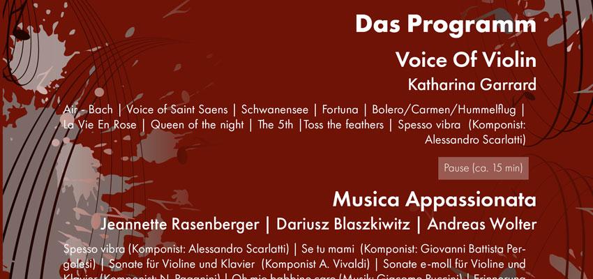 Banner: Glienicker Open Air Concert - Das Programm